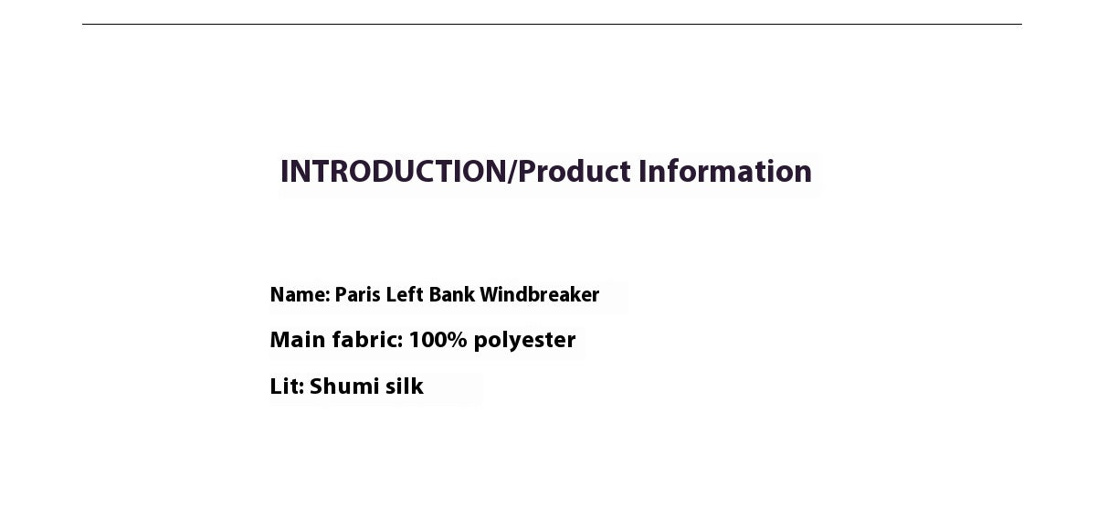 Paris Left Bank fashion trench coat