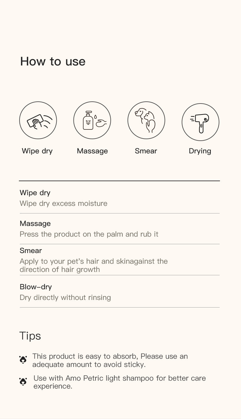 Leave-in conditioner for skin & hair