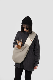 Multi-color pet travel portable antibacterial material satchel