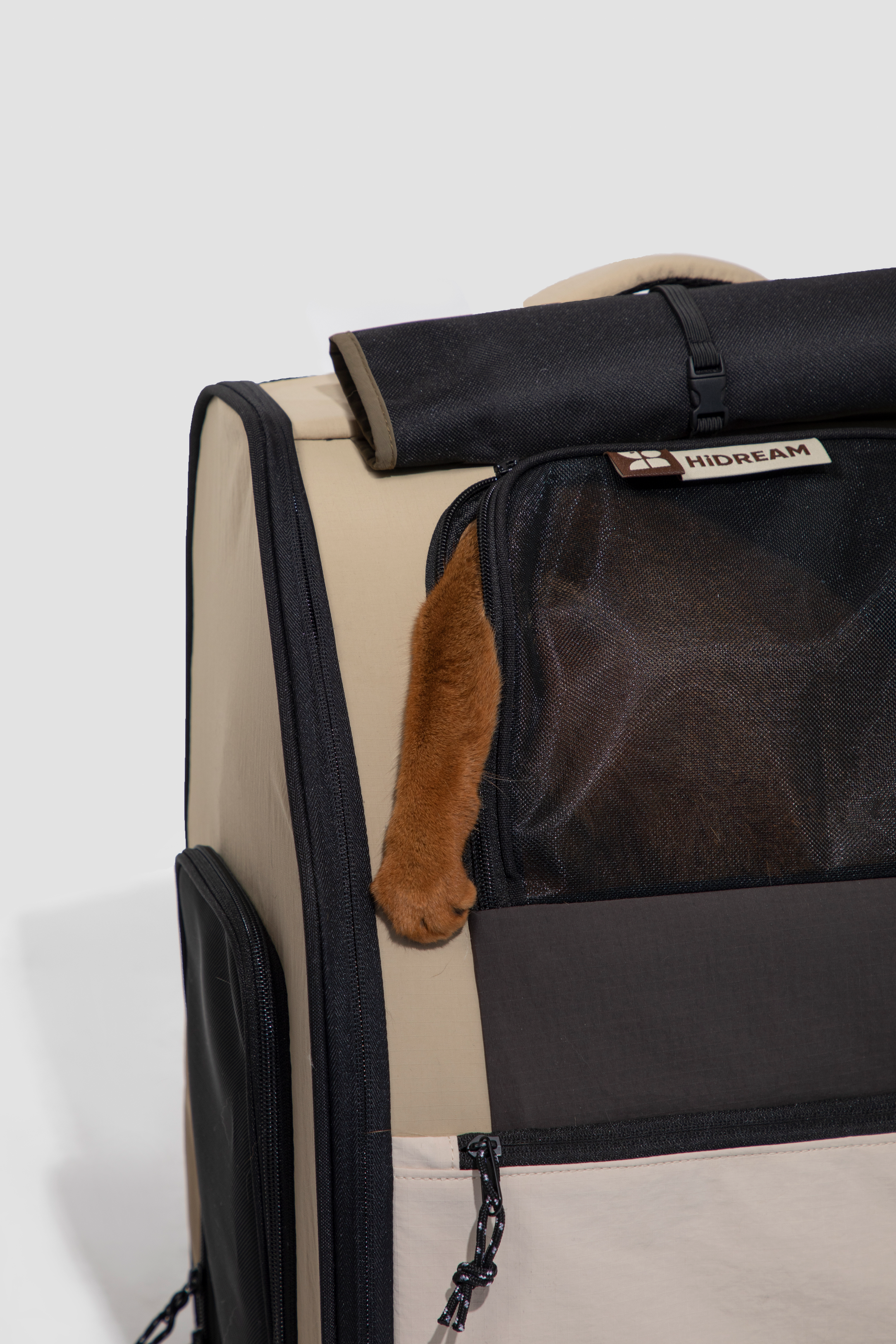 First class high capacity pet backpack