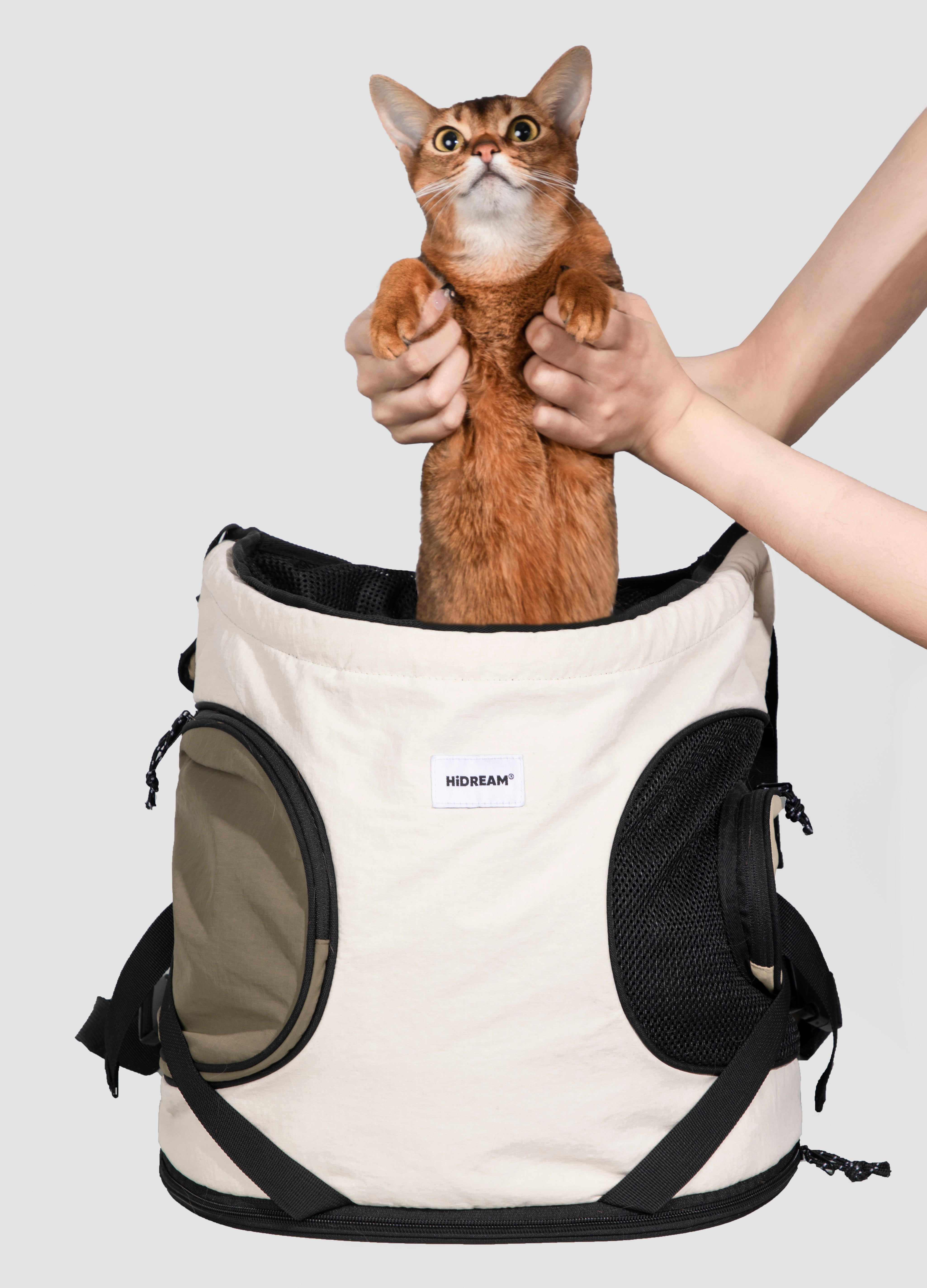 Pet front hugging tote bag