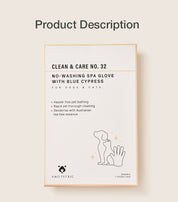Disposable cleaning and repairing hair gloves for pets