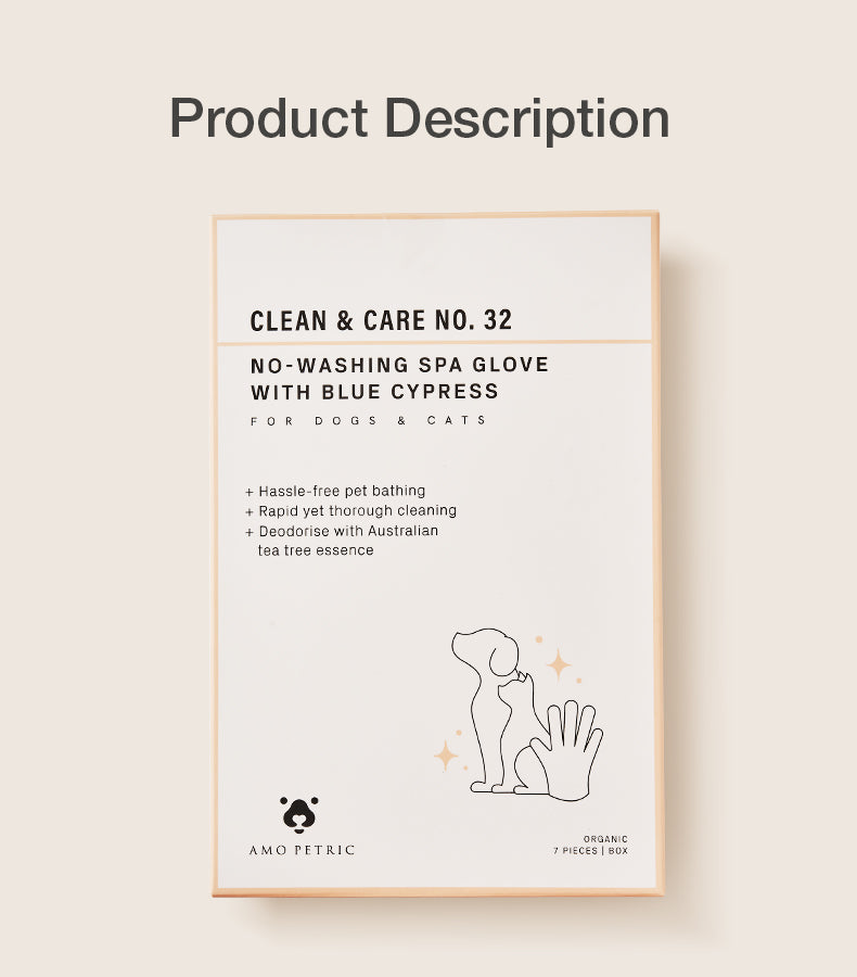 Disposable cleaning and repairing hair gloves for pets