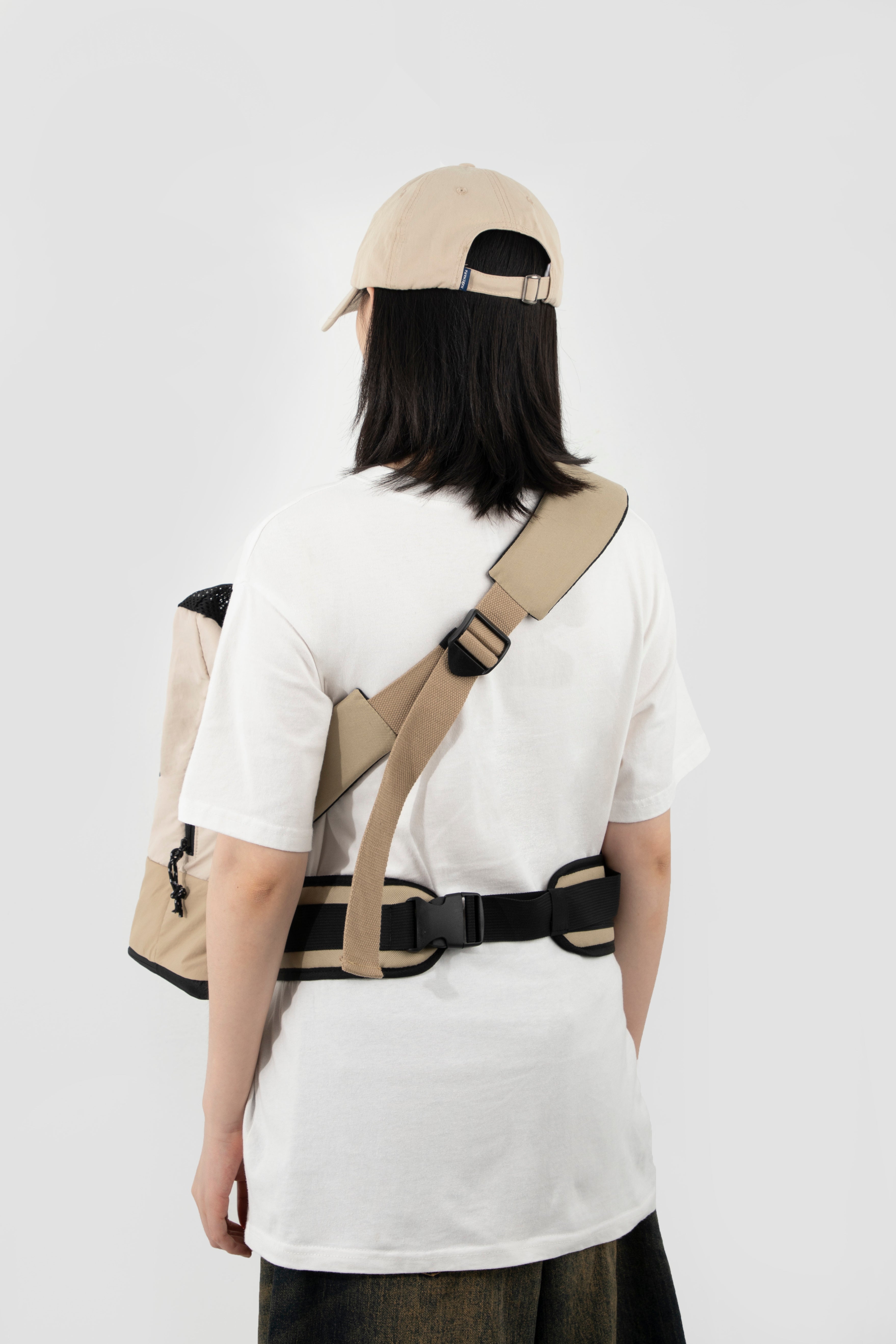 Cross shoulder chest pet travel bag