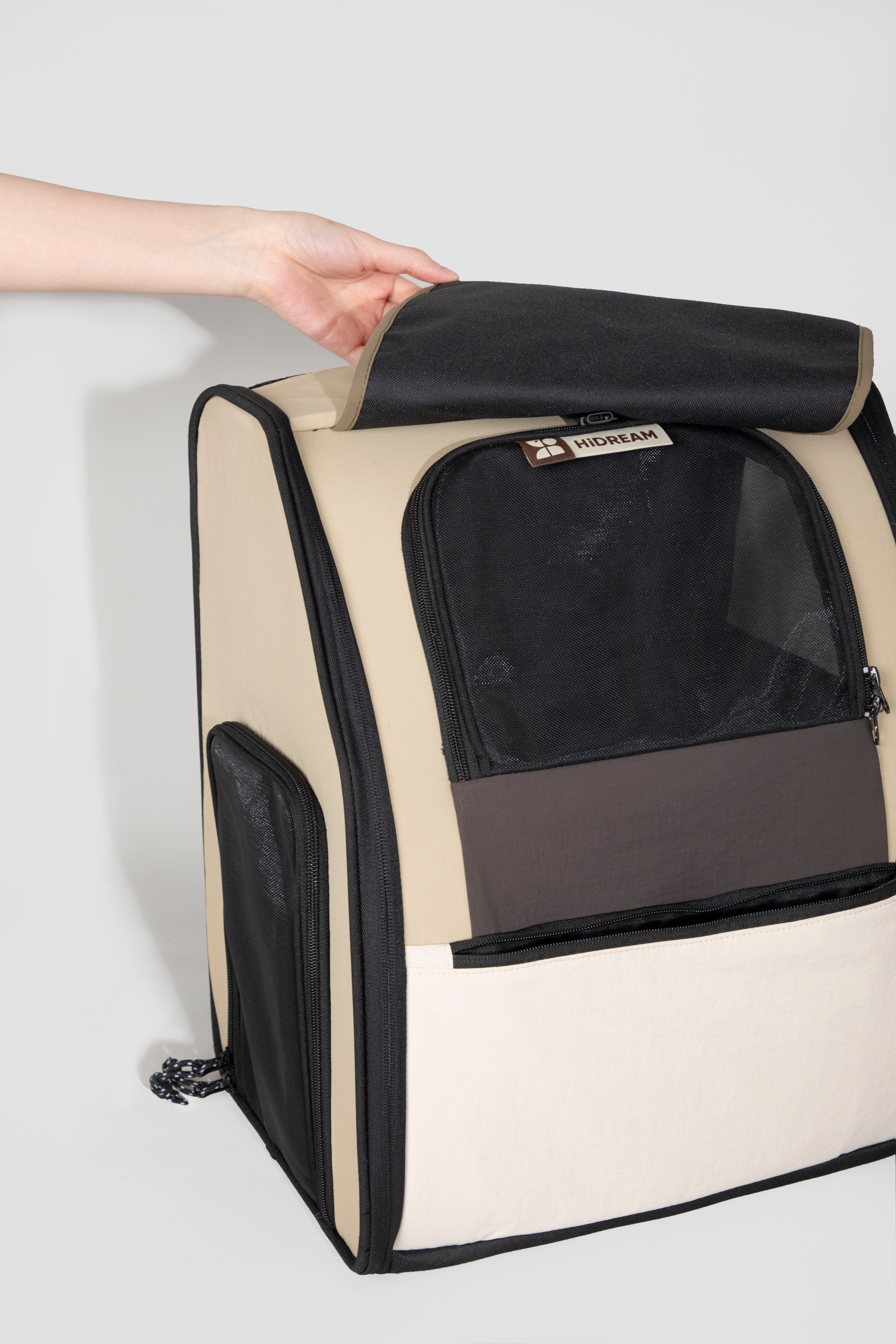First class high capacity pet backpack