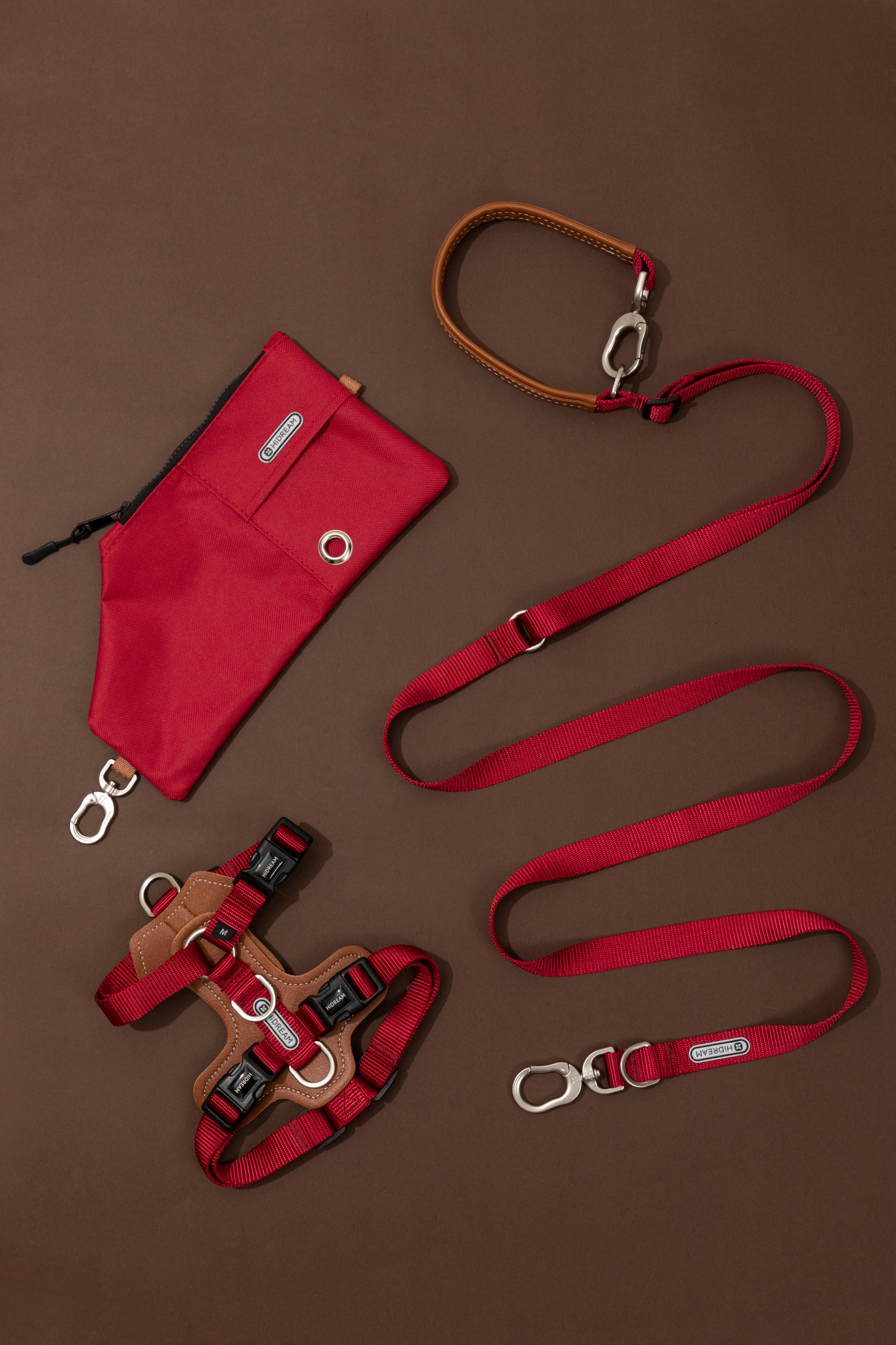 BOBO series hands-free diagonal pet leash