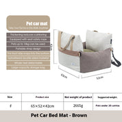 Pet's favorite soft mattress (for indoor or car use)