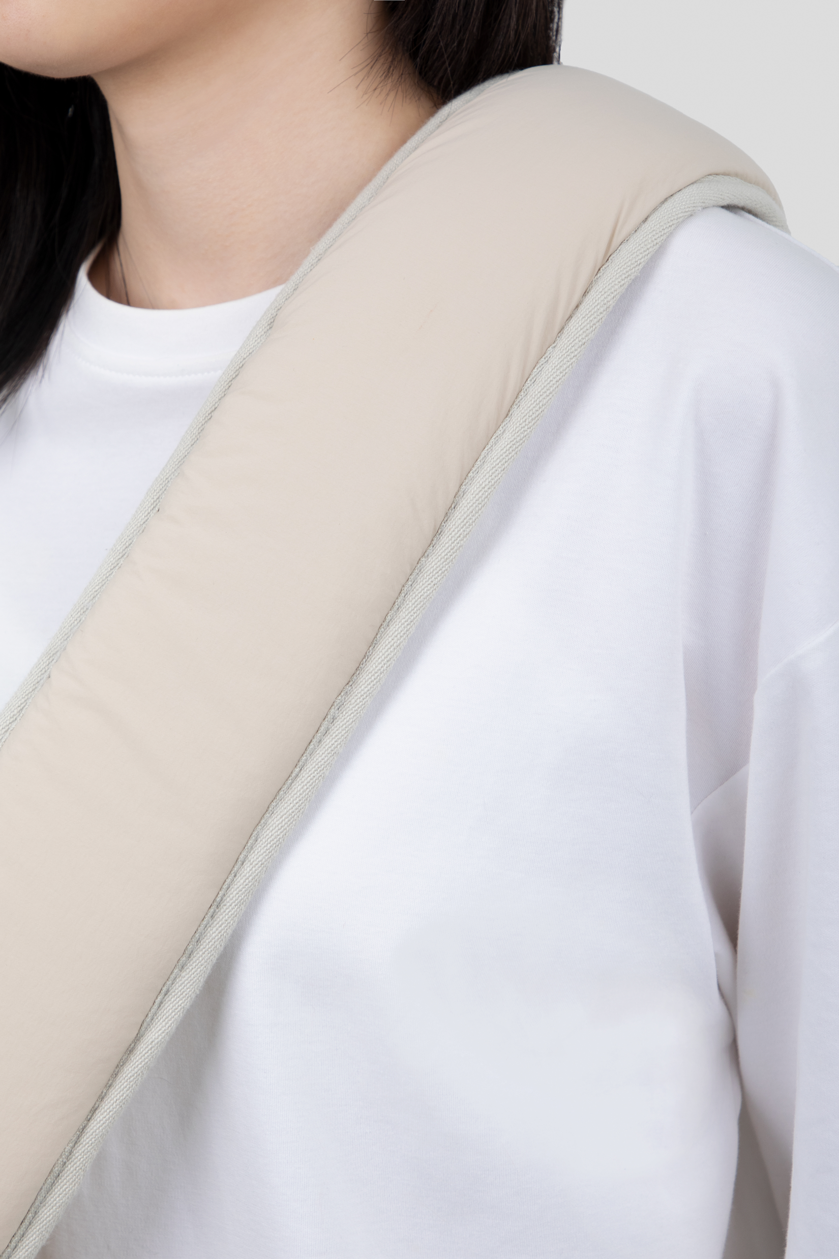 Soft fufu pet crossbody bag