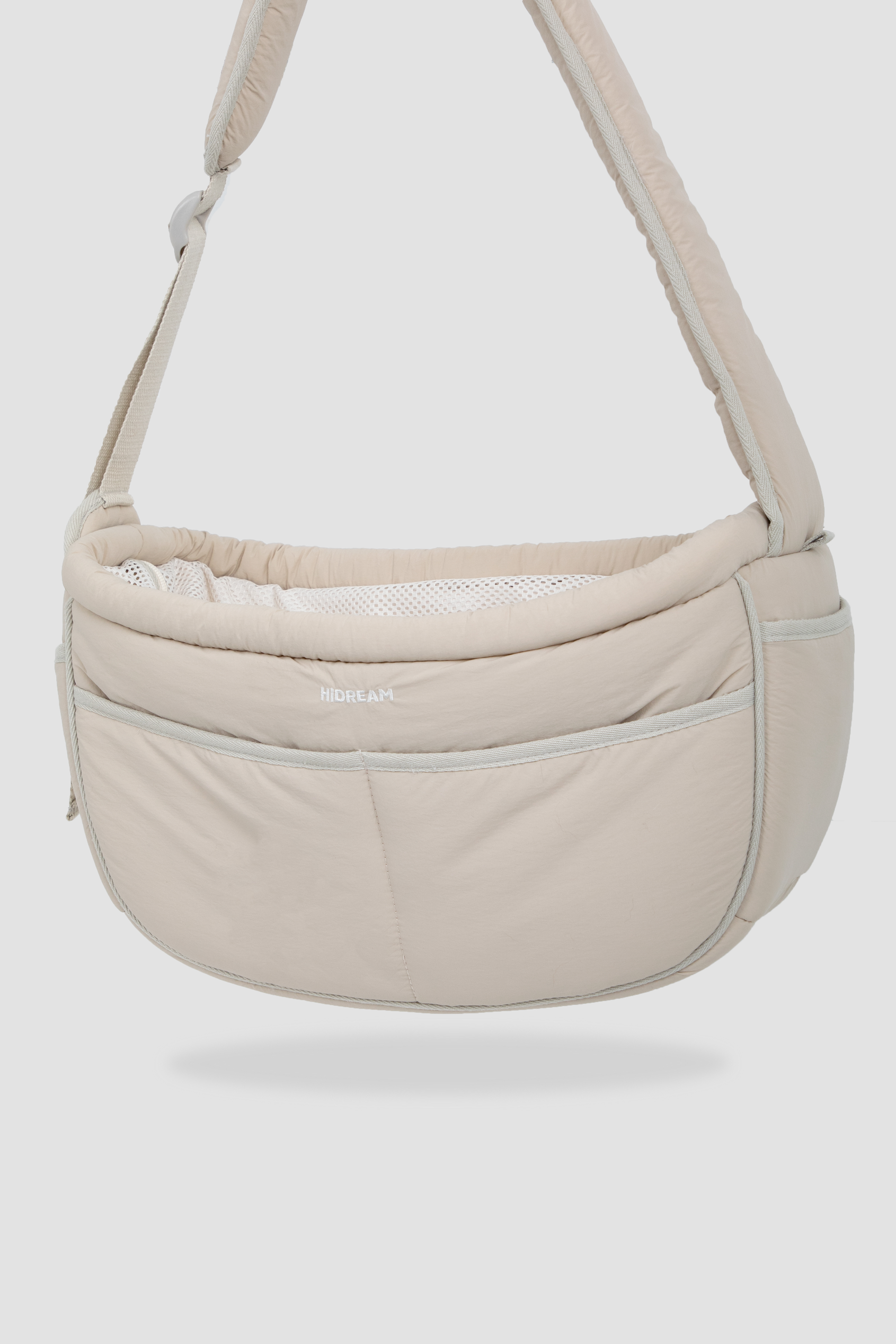 Soft fufu pet crossbody bag