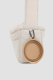 Soft fufu pet crossbody bag