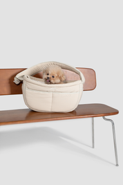 Soft fufu pet crossbody bag