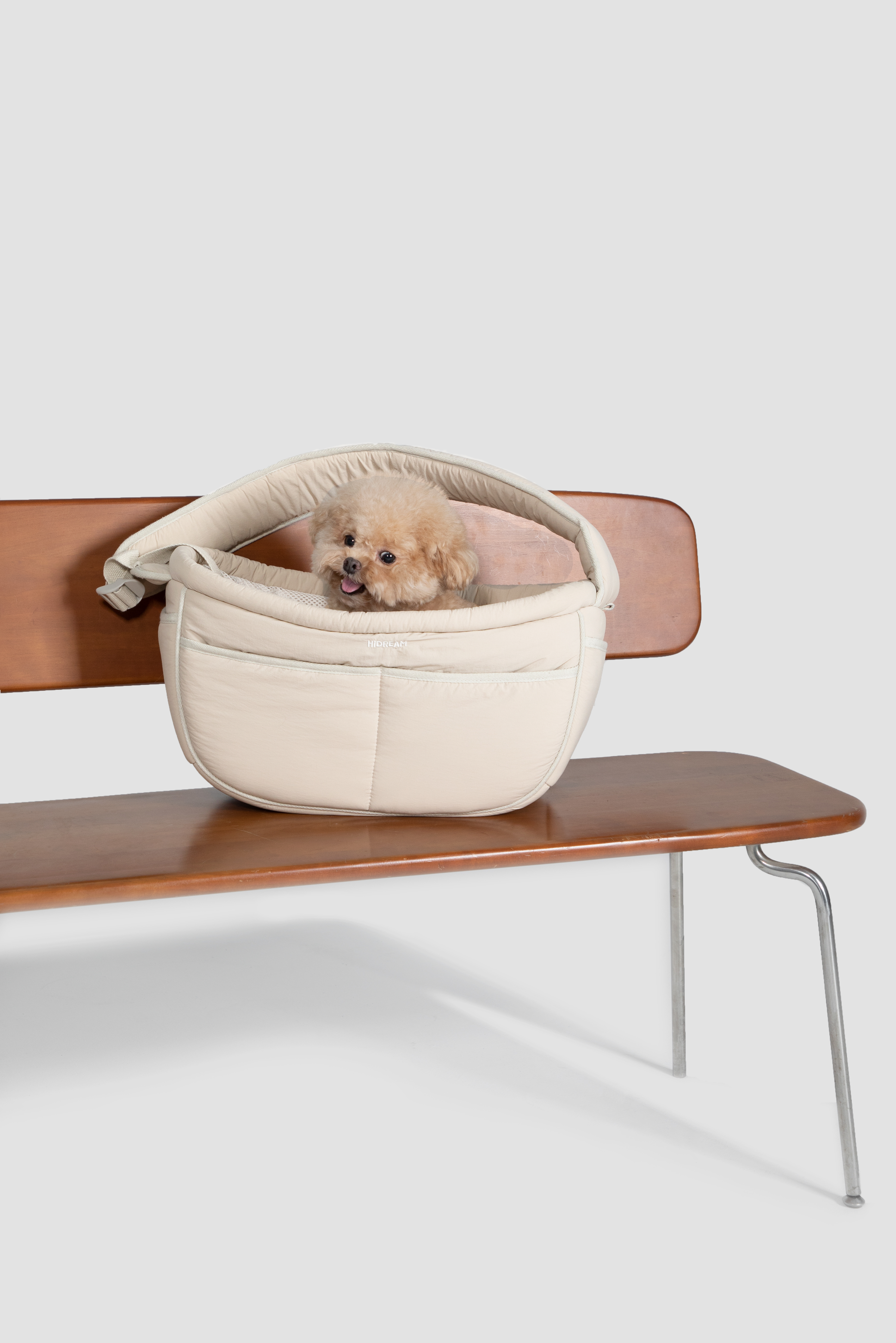Soft fufu pet crossbody bag