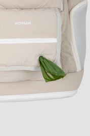 Beige soft texture large capacity pet chest bag