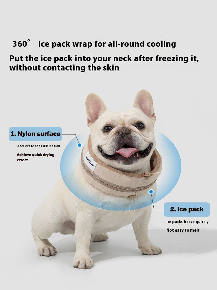 Pet outdoor cooling scarf