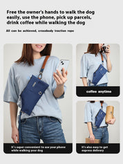 BOBO series hands-free diagonal pet leash