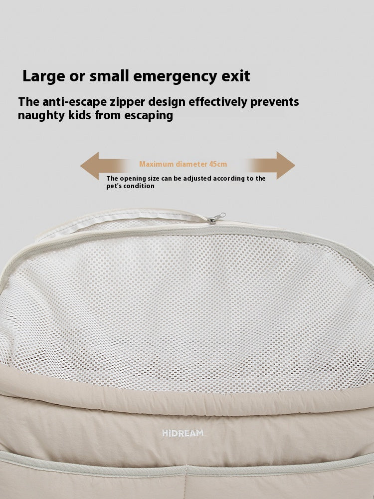 Soft fufu pet crossbody bag