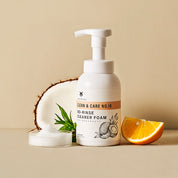 Coconut Oil Skincare Leave-in pet hair cleaning foam