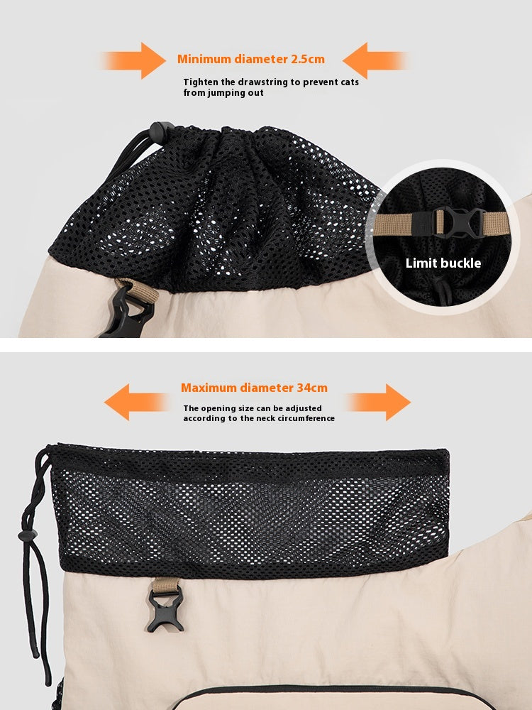 Cross shoulder chest pet travel bag