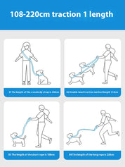 BOBO series hands-free diagonal pet leash