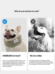 Pet outdoor cooling scarf