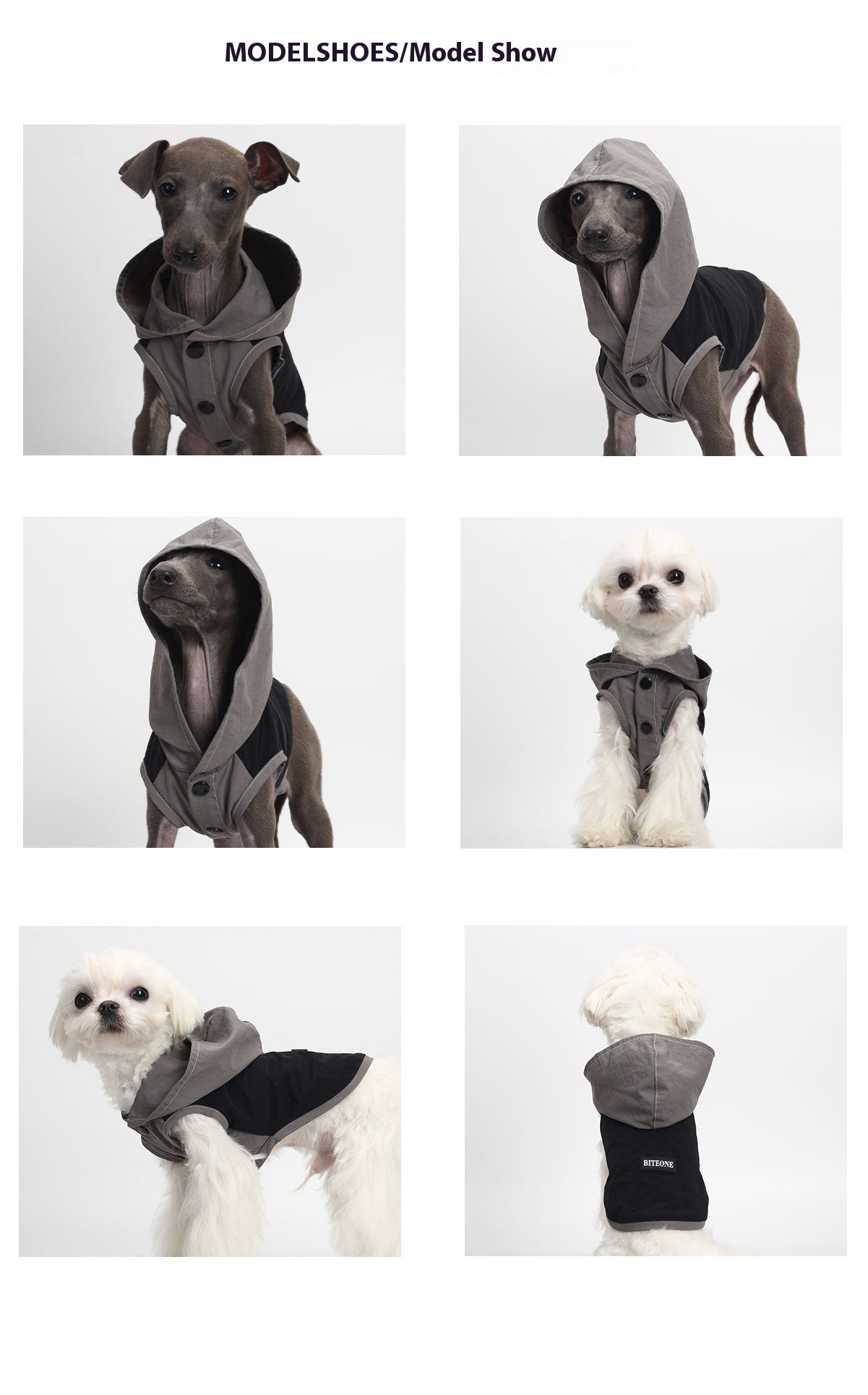 Pet fashion clothing - Off-road Riders-GREY