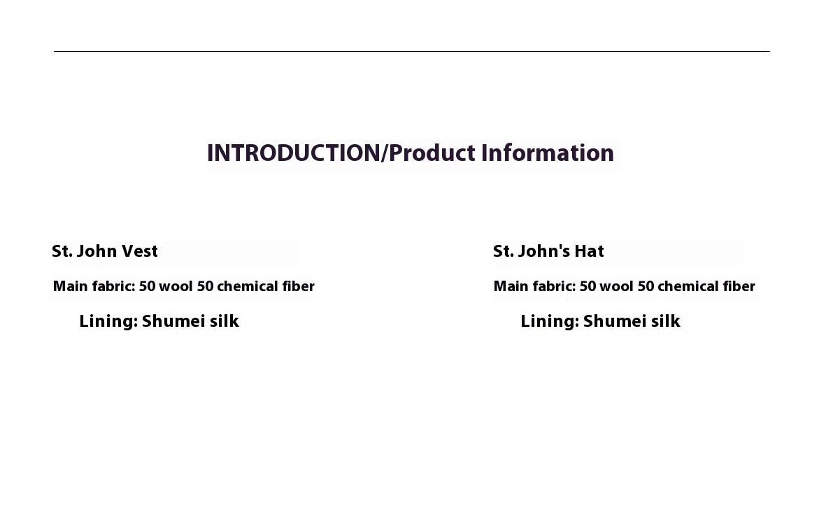 Pet clothing, Mr. St. John