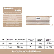 Pet outdoor cooling scarf