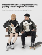 Pet front hugging tote bag