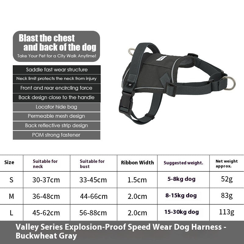 Valley Series Chest and Back (excluding leash)