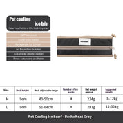 Pet outdoor cooling scarf