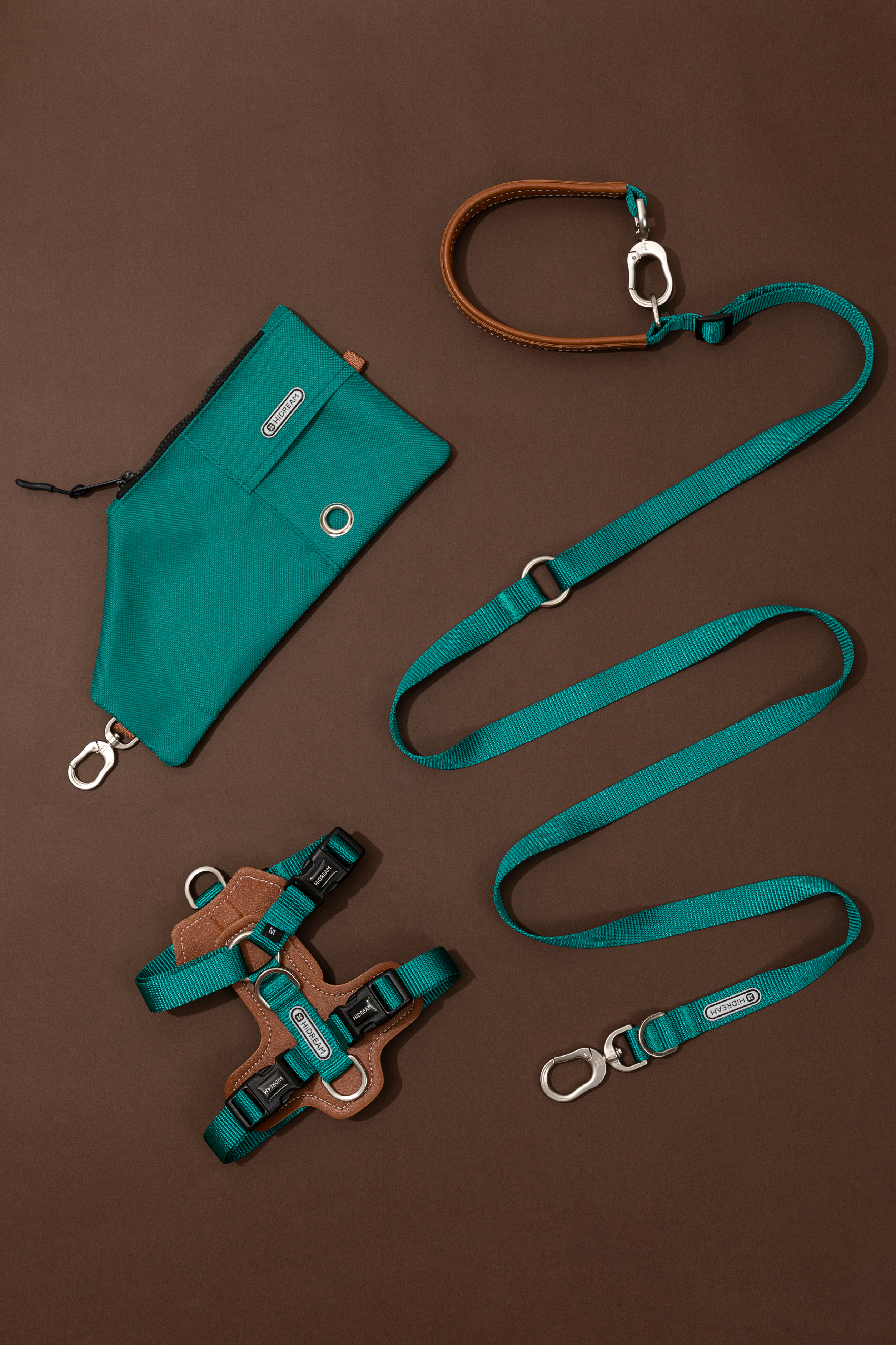 BOBO series hands-free diagonal pet leash